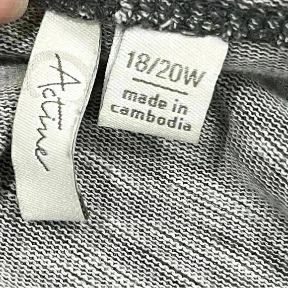 Active brand plus size belted,hooded, jacket w reverse hem - Picture 8 of 10